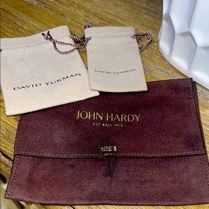 David Yurman - John Hardy BrownLuxurious jewel dust bags